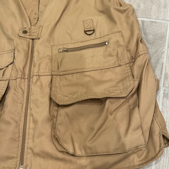 HQ Issue Canvas Zip Concealment Vest Tactical Khaki Size XXL - Picture 4 of 10